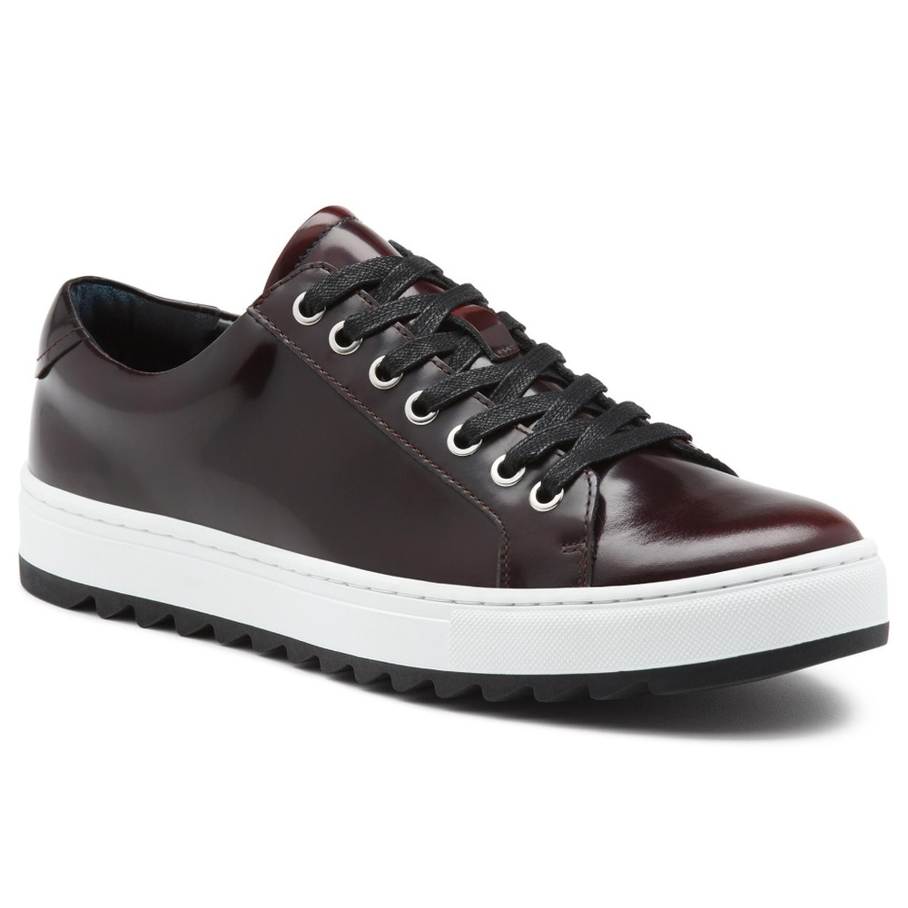 Karl Lagerfeld Shiny Leather Dress Sneaker